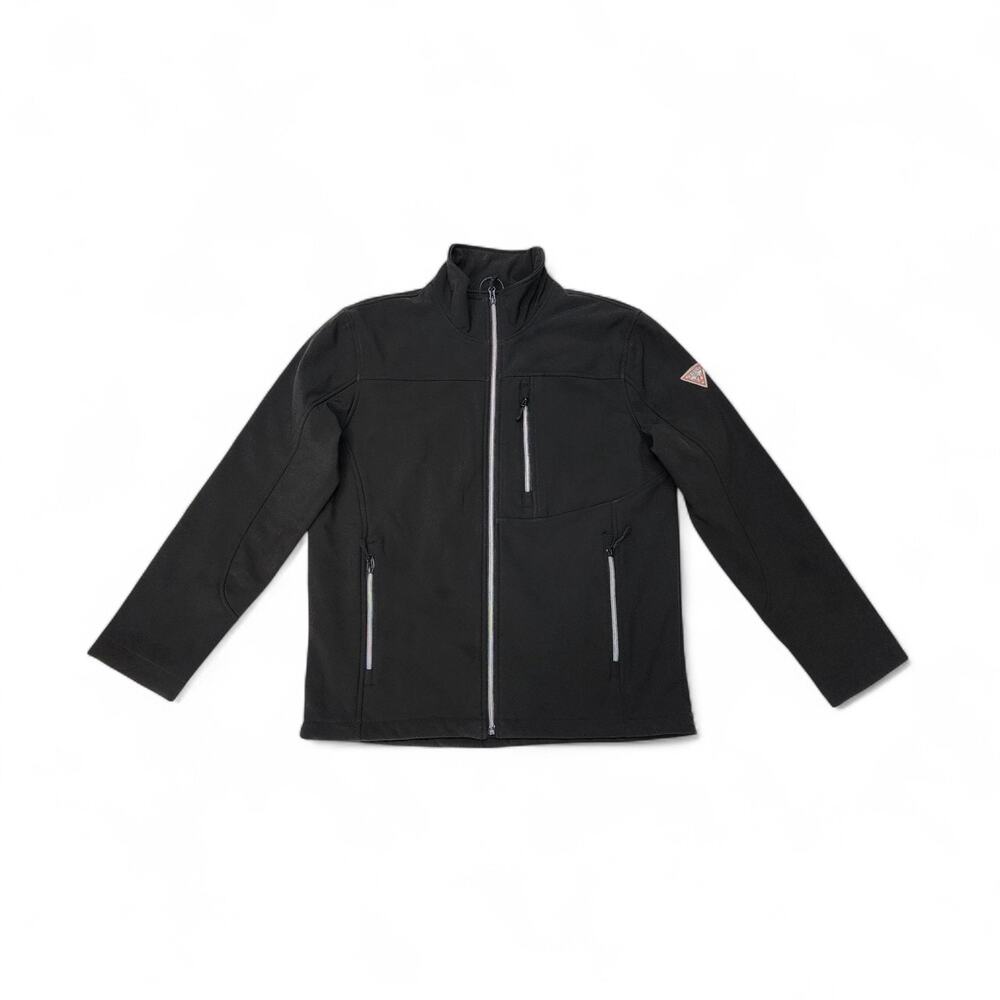Guess Softshell Polyester Jacket 112AP773 Black Size Medium - New